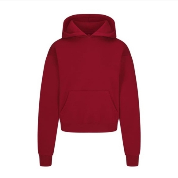 SKIMS NWT Cotton Fleece Classic Hoodie Size 2X/ color Brick - Picture 1 of 4